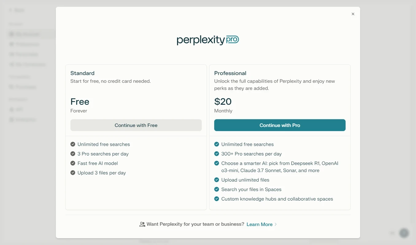 Perplexity — Screenshot 2