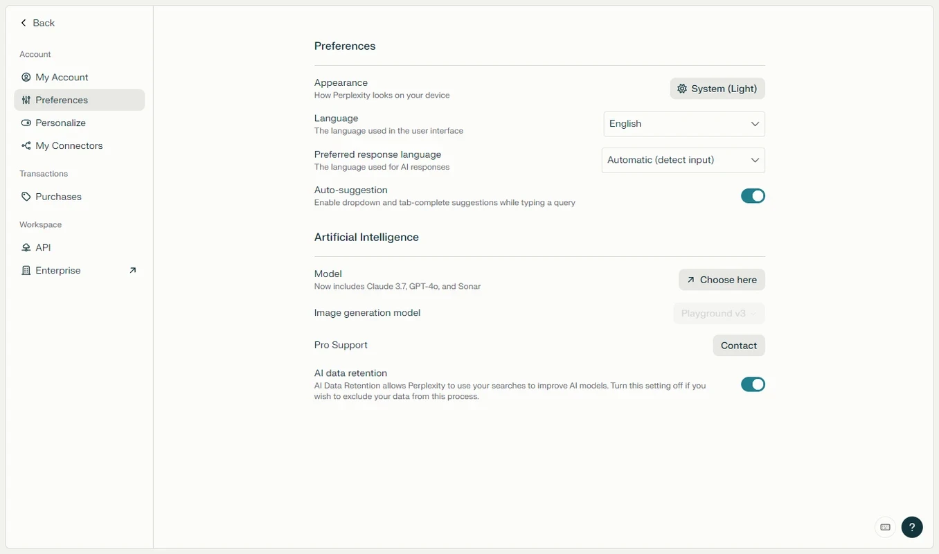 Perplexity — Screenshot 3